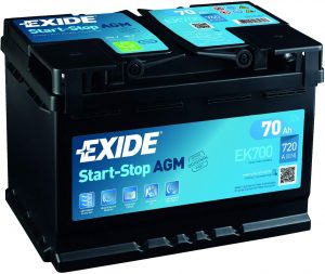 Exide EK700 Start-Stop-AGM Autobatterie
