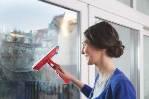 Fenstersauger mit Einwascher