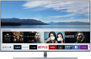 Smart-TV-Oberfläche bei Samsung-Fernsehern
