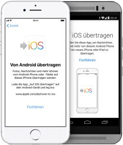 Move to iOS App für Apple iPhones