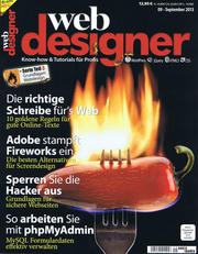 Der Webdesigner - Heft Nr. 9 (September 2013)