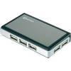 Conrad Electronic 6 Port USB 2.0 Hub mit Ladekabel