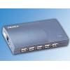 Pearl Xystec Aktiver 13-Port USB2.0-Hub ''Shisan'' mit Netzteil