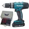 Makita BHP453RHEX Akku-Bohrschrauber-Set 18 V LI