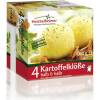 4 Kartoffel-Klöße halb und halb