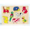Goki Steckpuzzle Tierkinder