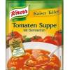 Kaiserteller Tomaten Suppe mit Eierrosetten
