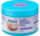 Make-up Entferner im Test: Augen Make-up Entferner Pads (ölfrei) von dm / Balea, Testberichte.de-Note: 2.1 Gut