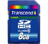 Speicherkarte im Test: SDHC Class 6 (8 GB) von Transcend, Testberichte.de-Note: 1.6 Gut
