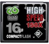Speicherkarte im Test: CF 16 GB HighSpeed 150x (CF-HS-Card) von RAM Components (K&P electronic), Testberichte.de-Note: 1.7 Gut
