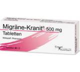 Nervensystem-Medikament im Test: Migräne-Kranit 500 mg Tabletten von Krewel Meuselbach, Testberichte.de-Note: ohne Endnote