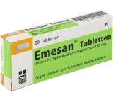 Magen- / Darm-Medikament im Test: Emesan 50mg Tabletten von Aristo Pharm, Testberichte.de-Note: 1.6 Gut
