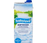 Erfrischungsgetränk im Test: Babywasser von dm / Babylove, Testberichte.de-Note: 3.1 Befriedigend