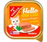 Katzenfutter im Test: Hello my cat Schlemmerhappen mit Huhn von Edeka / Gut & Günstig, Testberichte.de-Note: 1.4 Sehr gut