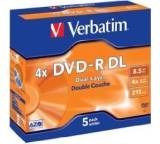 Rohling im Test: DVD-R DL 8x (8,5 GB) von Verbatim, Testberichte.de-Note: 2.3 Gut