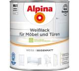 Lack im Test: Weißlack für Möbel und Türen von Alpina, Testberichte.de-Note: 1.4 Sehr gut