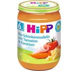 Babynahrung im Test: Bio-Schinkennudeln mit Tomaten und Karotten von HiPP, Testberichte.de-Note: 2.1 Gut