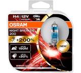 Autobeleuchtung im Test: Night Breaker 200 H4 von Osram, Testberichte.de-Note: 1.4 Sehr gut
