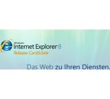 Internet-Software im Test: Internet Explorer 8 RC1 von Microsoft, Testberichte.de-Note: 2.0 Gut