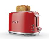 Toaster im Test: Kitchen Tools Chrom Retro 1973 STR 980 A1 von Lidl / Silvercrest, Testberichte.de-Note: ohne Endnote