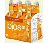 Erfrischungsgetränk im Test: Orange-Ingwer von Bios, Testberichte.de-Note: 5.0 Mangelhaft