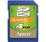 Speicherkarte im Test: SDHC class 6 (4 GB) von Apacer, Testberichte.de-Note: 1.6 Gut