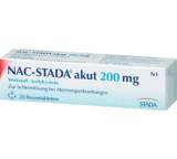 Mund- /, Hals- / Atemweg-Medikament im Test: NAC-STADA akut 200 mg Brausetabletten von STADA Arzneimittel, Testberichte.de-Note: ohne Endnote