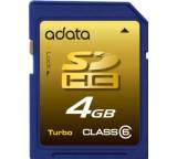 Speicherkarte im Test: 4 GB SDHC Turbo Class 6 von ADATA, Testberichte.de-Note: 1.0 Sehr gut