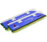 Arbeitsspeicher (RAM) im Test: Hyper X 4GB DDR3-2000 Kit (KHX1600C9D3K2/4G) von Kingston, Testberichte.de-Note: 1.8 Gut