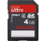 Speicherkarte im Test: Ultra SDHC Class 4 von SanDisk, Testberichte.de-Note: 2.1 Gut