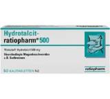 Hydrotalcit-ratiopharm 500 mg, Kautabletten