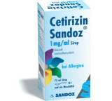 Cetirizin Sandoz 1 mg/ml, Sirup