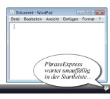 Office-Anwendung im Test: PhraseExpress 8.0.1 von Bartels Media, Testberichte.de-Note: ohne Endnote