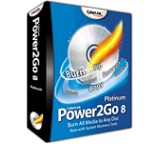 Multimedia-Software im Test: Power2Go 8 Platinum von Cyberlink, Testberichte.de-Note: 2.6 Befriedigend