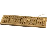 Tastatur im Test: Multimedia-Tastatur Bambus 53812 von Hama, Testberichte.de-Note: 2.3 Gut