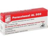 Schmerz- / Fieber-Medikament im Test: Paracetamol AL 500 Tabletten von Aliud Pharma, Testberichte.de-Note: 1.0 Sehr gut