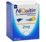 Suchterkrankungs-Medikament im Test: NiQuitin 2mg/-4mg Lutschtabletten von GlaxoSmithKline, Testberichte.de-Note: ohne Endnote