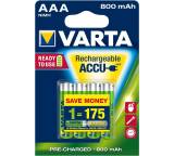 Akku im Test: Rechargeable Accu 800 mAh (AAA) von Varta, Testberichte.de-Note: 1.4 Sehr gut