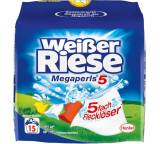 Waschmittel im Test: Megaperls 5 von Weißer Riese, Testberichte.de-Note: 2.7 Befriedigend