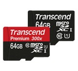 Speicherkarte im Test: Micro-SDXC Premium 300x Class 10 UHS-I (64 GB) von Transcend, Testberichte.de-Note: 2.1 Gut