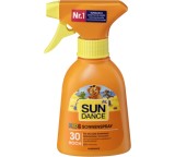 Sonnenschutzmittel im Test: Kids Sonnenspray LSF 30 von dm / Sun Dance, Testberichte.de-Note: 3.0 Befriedigend