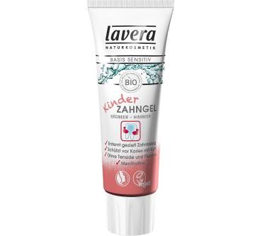 Produktbild Lavera Basis Sensitiv Kinder Zahngel Erdbeer-Himbeer