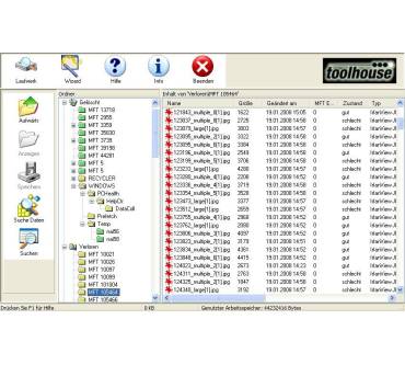 Produktbild ToolHouse DV-Systeme Toolstar Filerecovery Pro 3.5