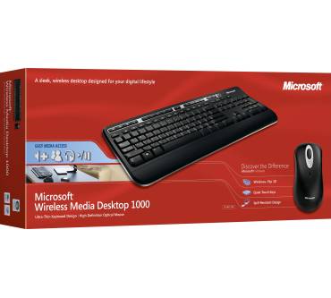 Produktbild Microsoft Wireless Media Desktop 1000