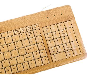 Produktbild Brando USB Bambus Tastatur und Maus