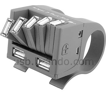 Produktbild Brando Clip-On 7-Port Hub