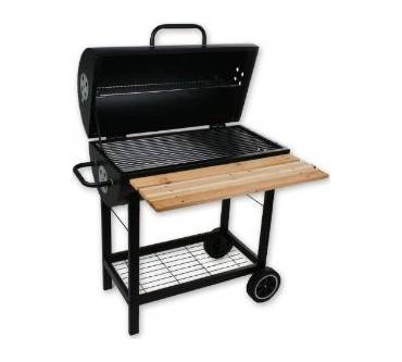 Produktbild Pfauenhof Versandhandel BBQ Grillwagen Lok Smoker