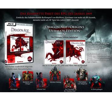 Produktbild Dragon Age: Origins - Ultimate Edition (für PS3)