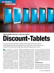 PC Magazin/PCgo: Discount-Tablets (Ausgabe: 6)