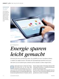 CONNECTED HOME: Energie sparen leicht gemacht (Ausgabe: 5/2013 (September/Oktober))